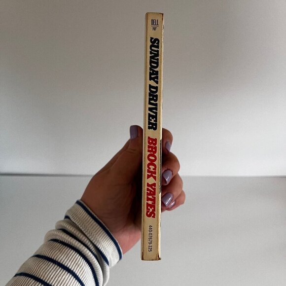 1970s Sunday Driver Book Brock Yates Vintage Paperback Stock Car Racing Driver - Picture 3 of 5